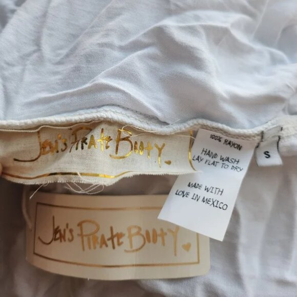 NWT Jen's Pirate Booty Love Her Madly Kaftan Tunic Rio Blue Agave Flowy Summer - Picture 13 of 15